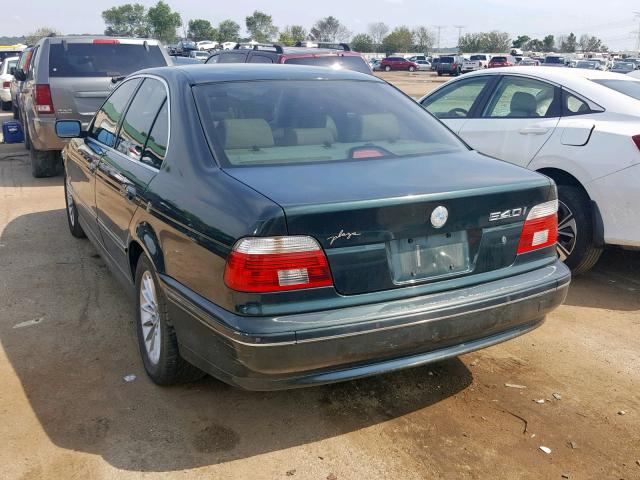 WBADN63421GM70475 - 2001 BMW 540 I AUTO GREEN photo 3