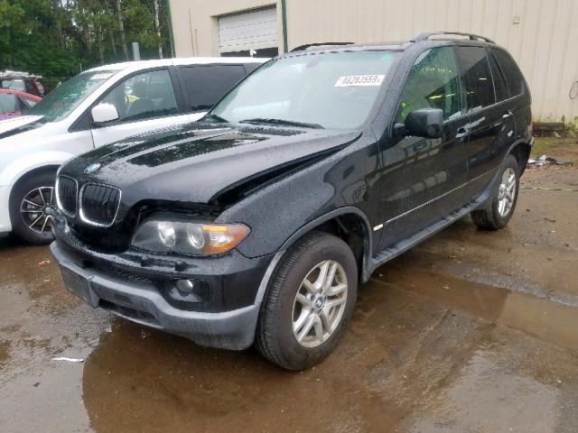 5UXFA13524LU26179 - 2004 BMW X5 3.0I BLACK photo 2