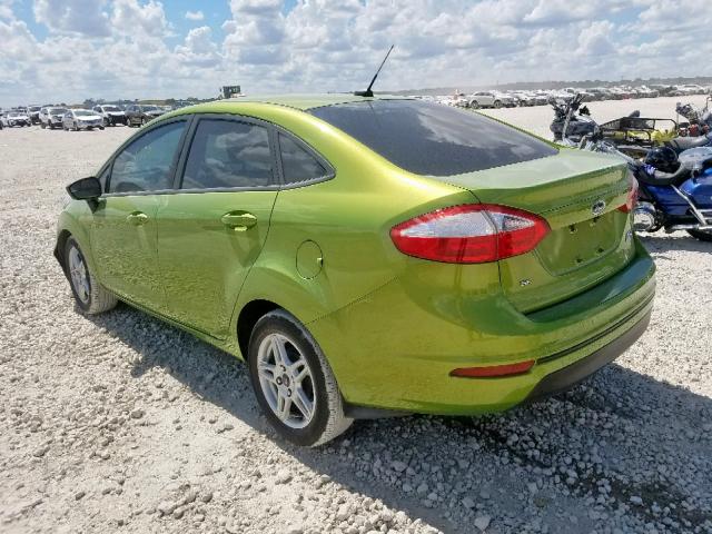 3FADP4BJ2JM121708 - 2018 FORD FIESTA SE GREEN photo 3