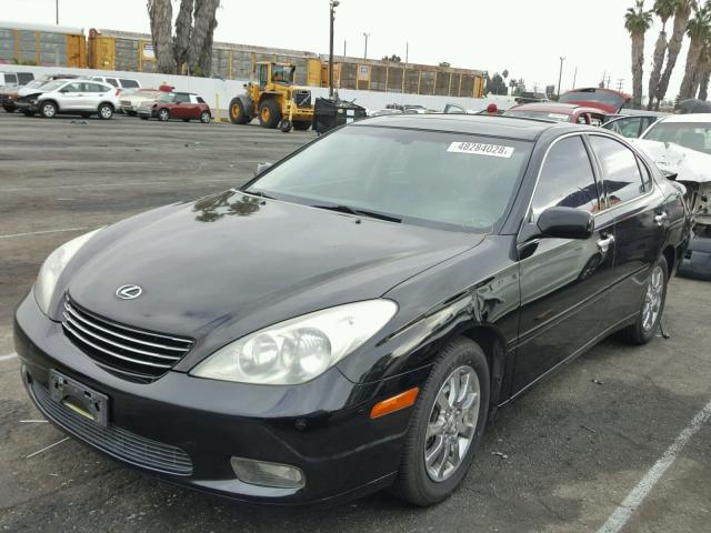 JTHBF30G120032821 - 2002 LEXUS ES 300 BLACK photo 2