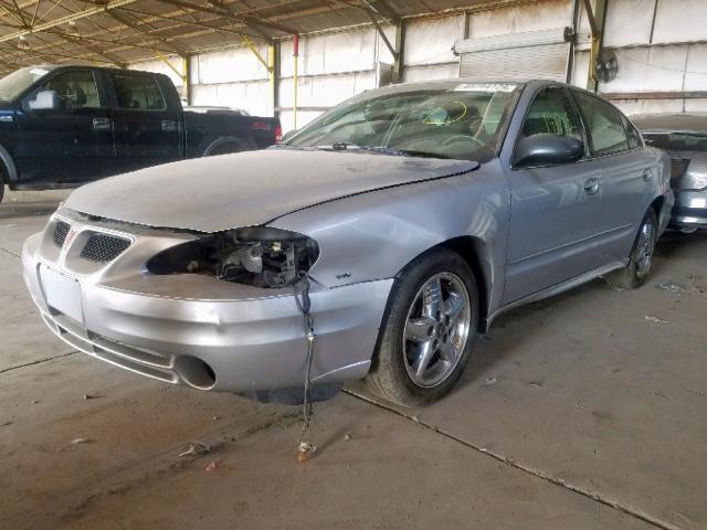 1G2NF52E73M678448 - 2003 PONTIAC GRAND AM S SILVER photo 2