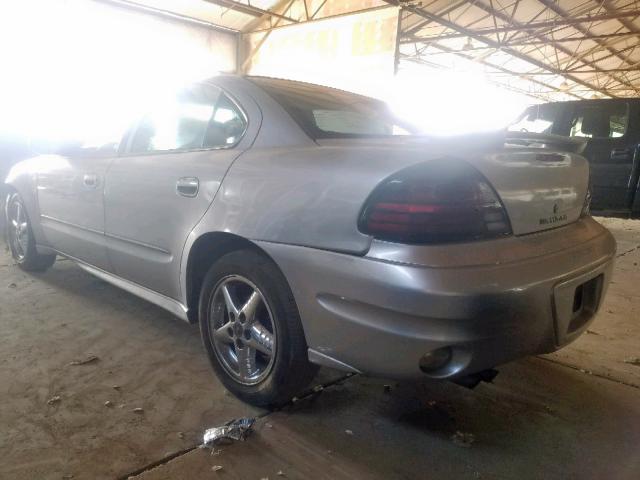 1G2NF52E73M678448 - 2003 PONTIAC GRAND AM S SILVER photo 3