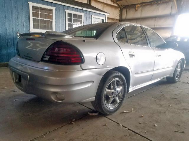 1G2NF52E73M678448 - 2003 PONTIAC GRAND AM S SILVER photo 4