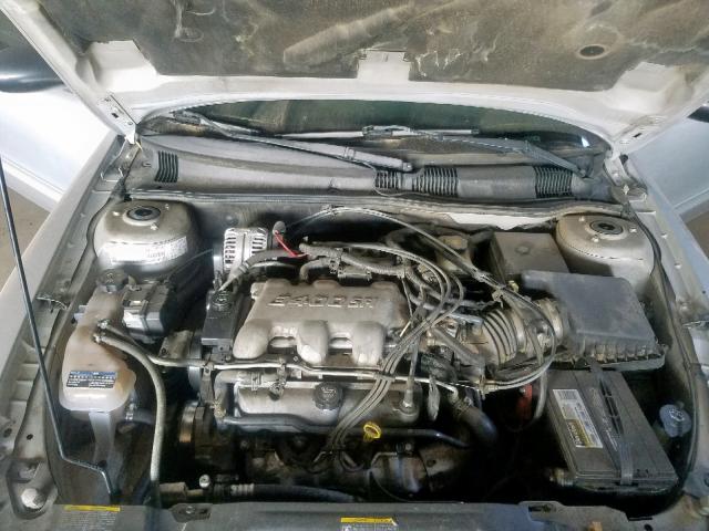 1G2NF52E73M678448 - 2003 PONTIAC GRAND AM S SILVER photo 7