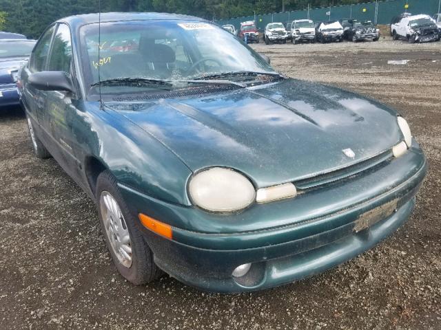 1B3ES47Y2WD689920 - 1998 DODGE NEON HIGHL GREEN photo 1