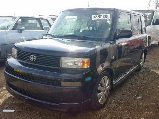 JTLKT324X40130881 - 2004 TOYOTA SCION XB შავი ფოტო 2