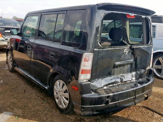 JTLKT324X40130881 - 2004 TOYOTA SCION XB შავი ფოტო 3