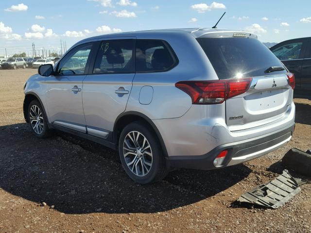 JA4AD2A33GZ008459 - 2016 MITSUBISHI OUTLANDER SILVER photo 3