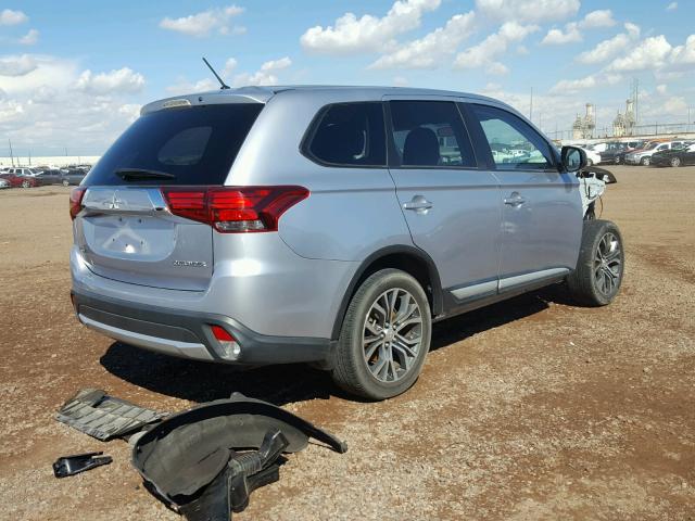 JA4AD2A33GZ008459 - 2016 MITSUBISHI OUTLANDER SILVER photo 4