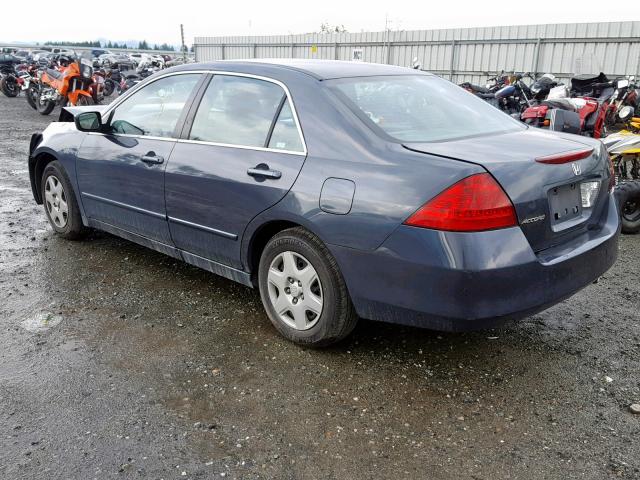 1HGCM56436A072811 - 2006 HONDA ACCORD LX GRAY photo 3