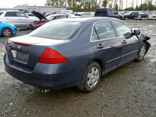 1HGCM56436A072811 - 2006 HONDA ACCORD LX GRAY photo 4