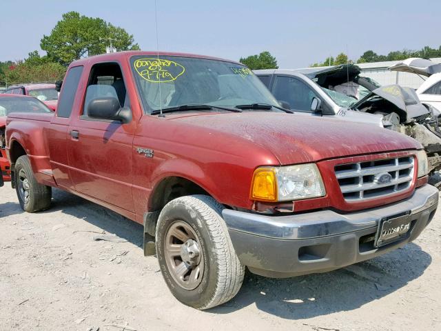 1FTYR44V52PB71519 - 2002 FORD RANGER SUP RED photo 1