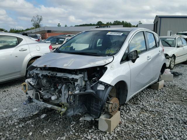 3N1CE2CP2FL406170 - 2015 NISSAN VERSA NOTE SILVER photo 2