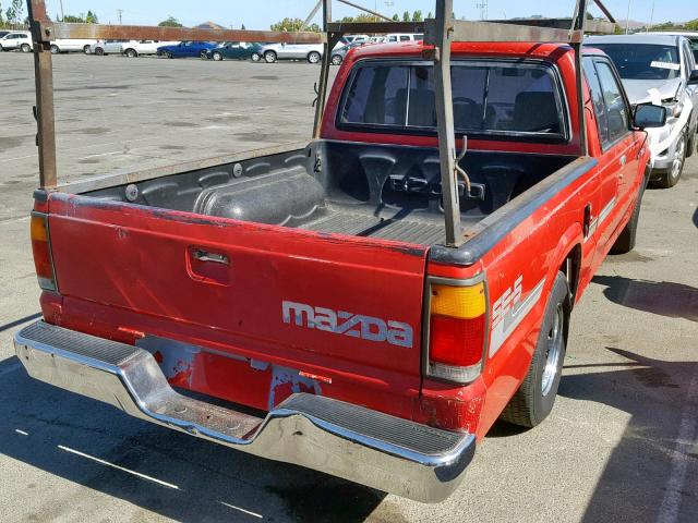 JM2UF3115H0596061 - 1987 MAZDA B2000 CAB RED photo 4