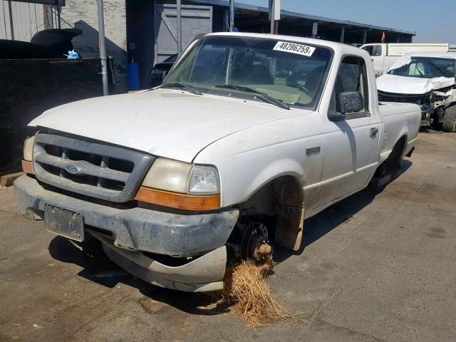 1FTYR10V8YPB23798 - 2000 FORD RANGER WHITE photo 2