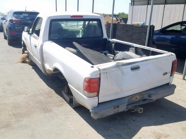 1FTYR10V8YPB23798 - 2000 FORD RANGER WHITE photo 3