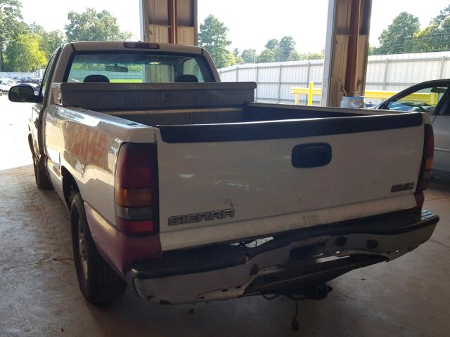 1GTEC14V02Z215076 - 2002 GMC NEW SIERRA WHITE photo 3