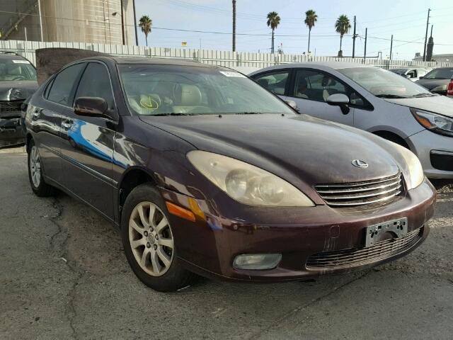 JTHBF30G325007938 - 2002 LEXUS ES 300 MAROON photo 1