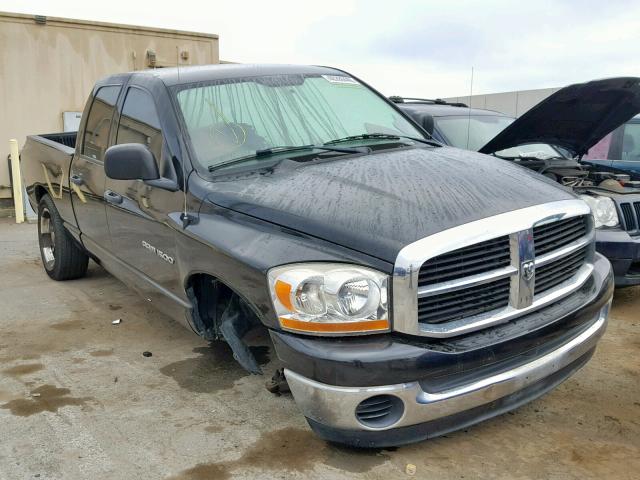 1D7HA18N26J179074 - 2006 DODGE RAM 1500 S BLACK photo 1