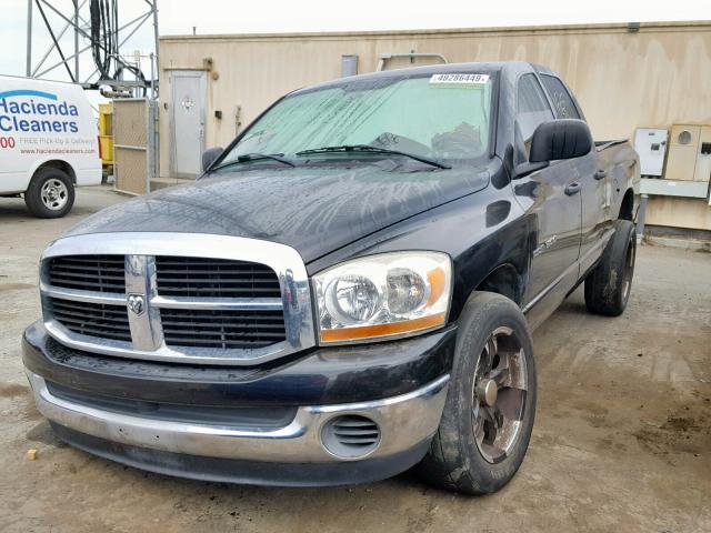 1D7HA18N26J179074 - 2006 DODGE RAM 1500 S BLACK photo 2