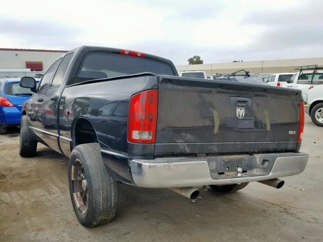 1D7HA18N26J179074 - 2006 DODGE RAM 1500 S BLACK photo 3