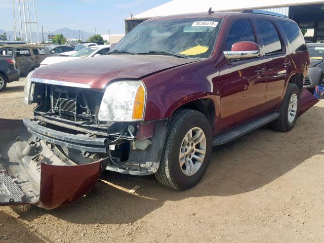 1GKFK13087R162278 - 2007 GMC YUKON BURGUNDY photo 2