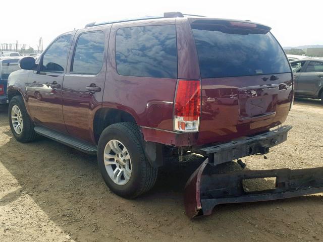 1GKFK13087R162278 - 2007 GMC YUKON BURGUNDY photo 3