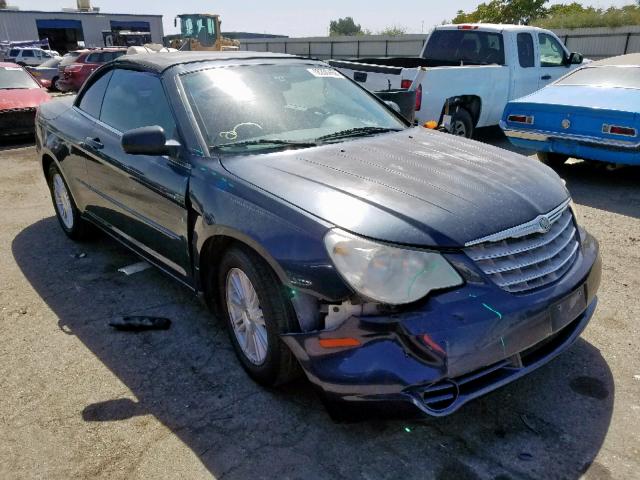 1C3LC45K58N231047 - 2008 CHRYSLER SEBRING BLUE photo 1