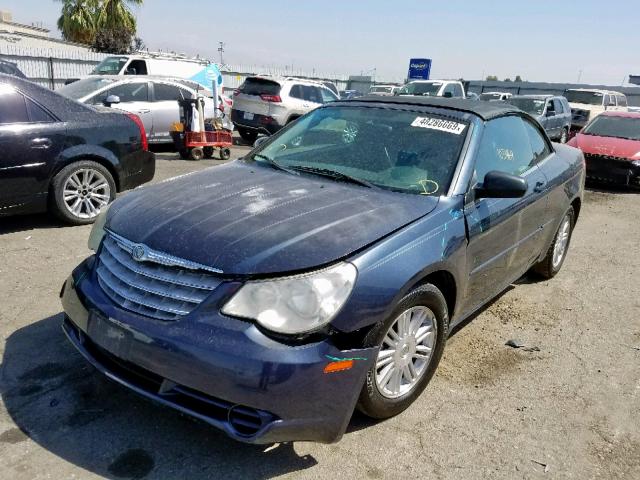 1C3LC45K58N231047 - 2008 CHRYSLER SEBRING BLUE photo 2