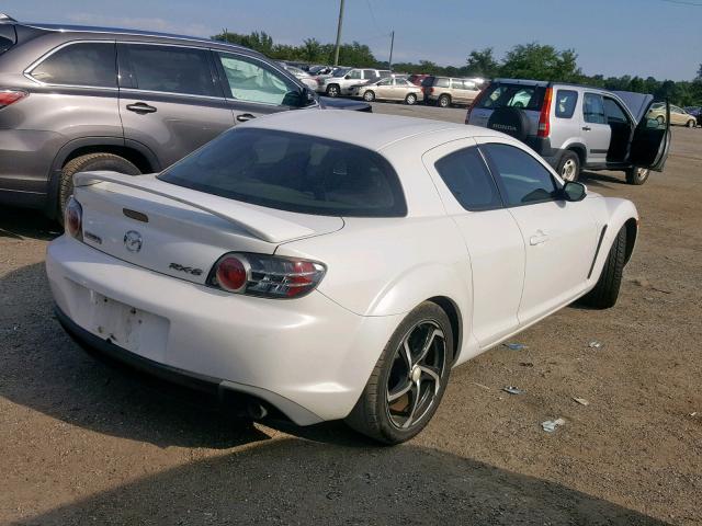 JM1FE173060204274 - 2006 MAZDA RX8 WHITE photo 4