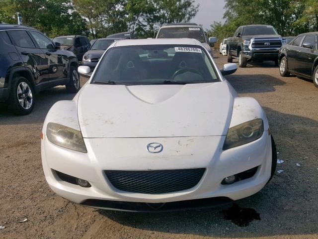 JM1FE173060204274 - 2006 MAZDA RX8 WHITE photo 9