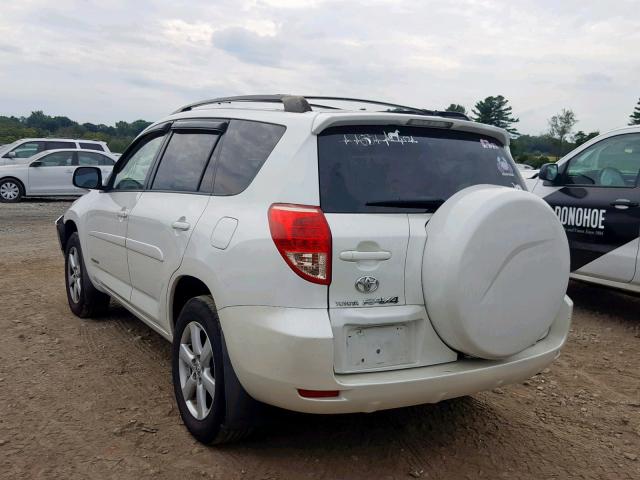 JTMBD31V385139983 - 2008 TOYOTA RAV4 LIMIT WHITE photo 3