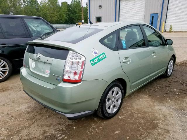 JTDKB20U097871356 - 2009 TOYOTA PRIUS GREEN photo 4