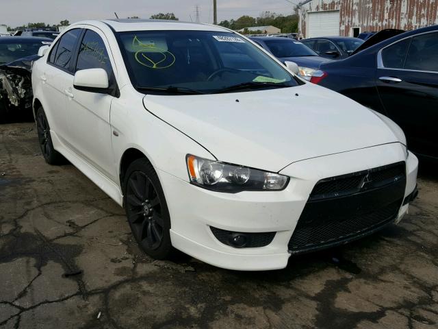 JA32U8FW1AU025201 - 2010 MITSUBISHI LANCER GTS WHITE photo 1