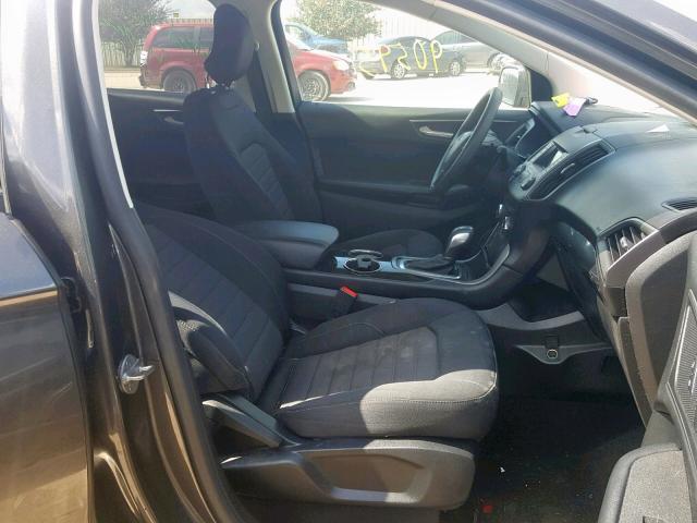 2FMTK3G83FBB55374 - 2015 FORD EDGE SE GRAY photo 5