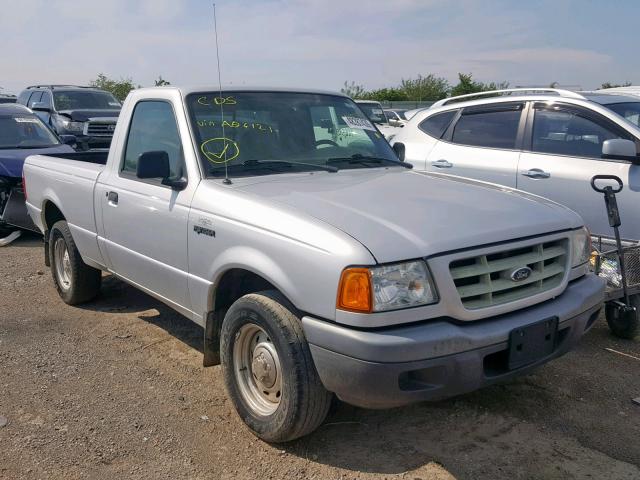 1FTYR10D22PA06121 - 2002 FORD RANGER SILVER photo 1