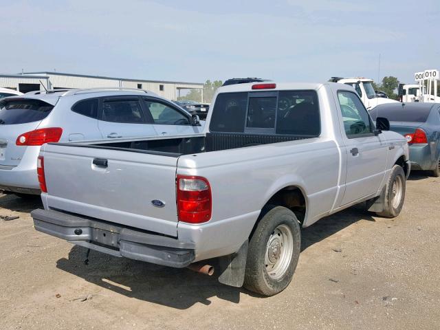 1FTYR10D22PA06121 - 2002 FORD RANGER SILVER photo 4