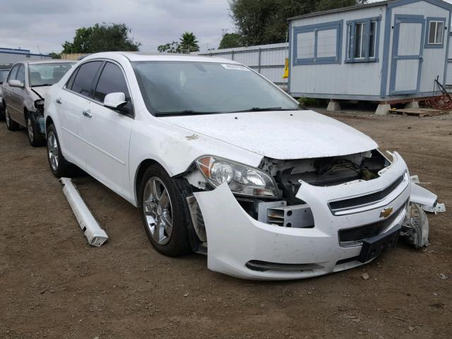 1G1ZD5E01CF182190 - 2012 CHEVROLET MALIBU 2LT WHITE photo 1