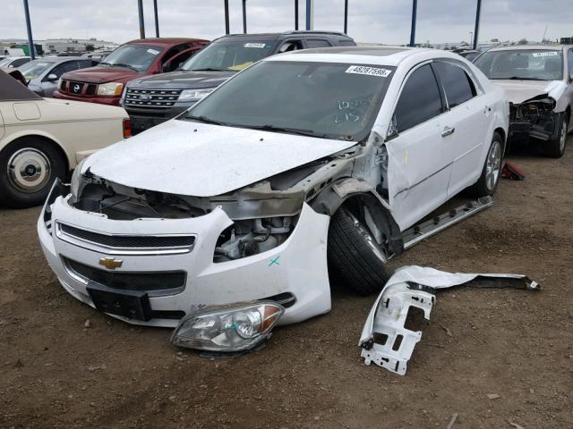 1G1ZD5E01CF182190 - 2012 CHEVROLET MALIBU 2LT WHITE photo 2