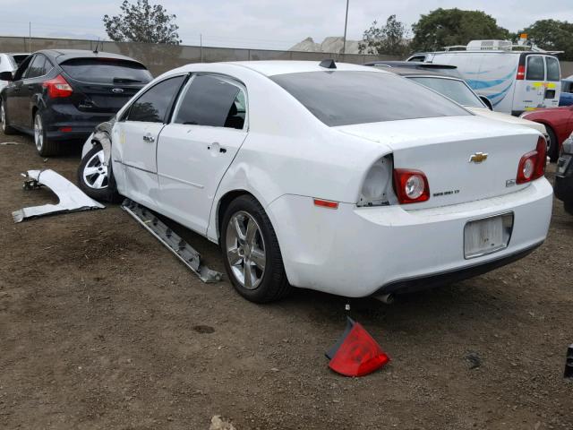 1G1ZD5E01CF182190 - 2012 CHEVROLET MALIBU 2LT WHITE photo 3