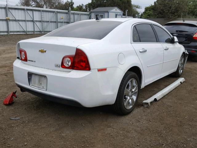 1G1ZD5E01CF182190 - 2012 CHEVROLET MALIBU 2LT WHITE photo 4