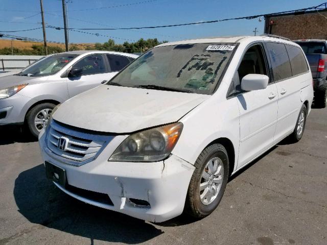 5FNRL387X8B069941 - 2008 HONDA ODYSSEY EX WHITE photo 2