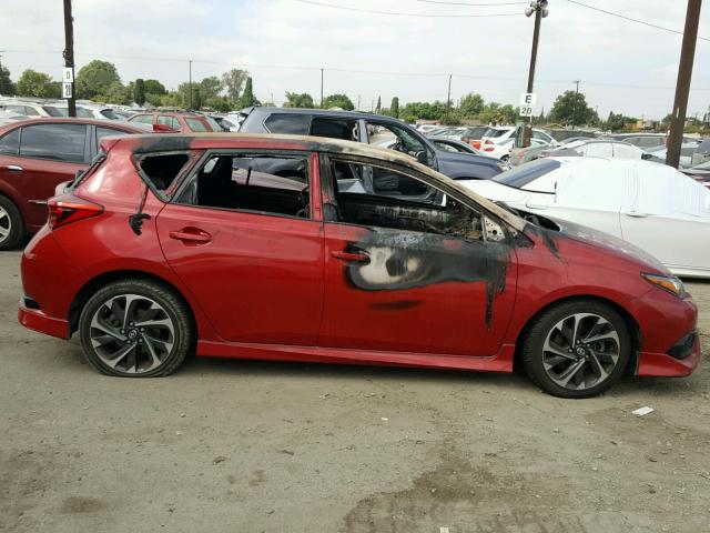 JTNKARJE9GJ521660 - 2016 TOYOTA SCION IM RED photo 9