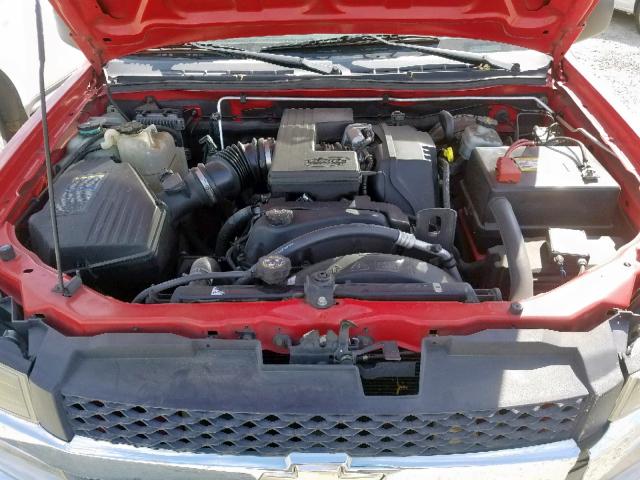 1GCDS136758115706 - 2005 CHEVROLET COLORADO RED photo 7