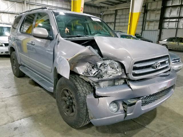 5TDBT48A21S044469 - 2001 TOYOTA SEQUOIA LI GRAY photo 1