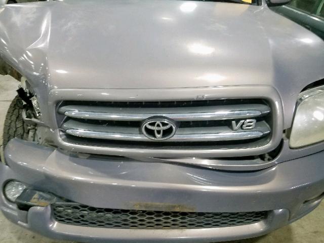 5TDBT48A21S044469 - 2001 TOYOTA SEQUOIA LI GRAY photo 7