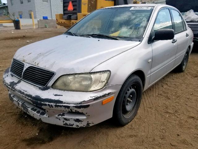 JA3AJ26E43U021722 - 2003 MITSUBISHI LANCER ES SILVER photo 2