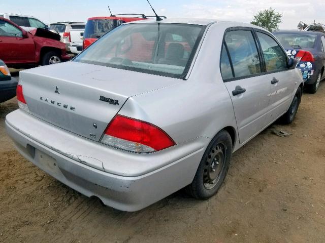 JA3AJ26E43U021722 - 2003 MITSUBISHI LANCER ES SILVER photo 4