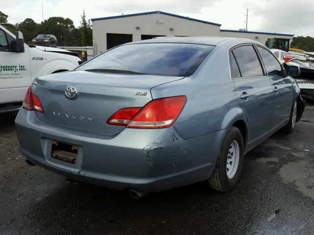 4T1BK36B55U053981 - 2005 TOYOTA AVALON XL TURQUOISE photo 4