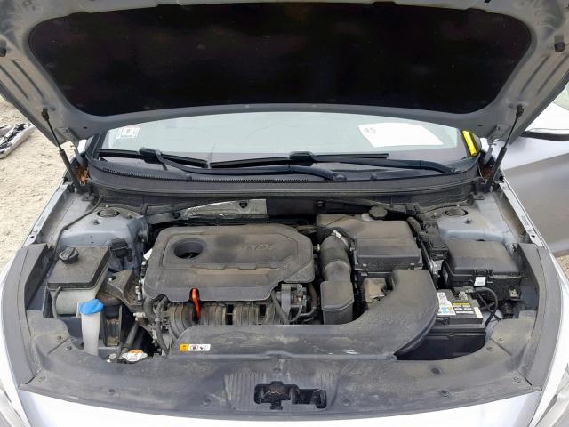 5NPE34AF3FH253526 - 2015 HYUNDAI SONATA SPO GRAY photo 7